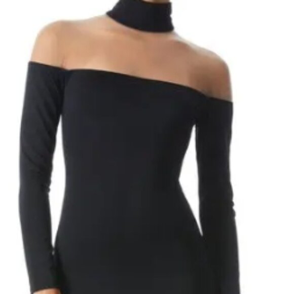 Alice + Olivia Dresses & Skirts - Alice + Olivia Zahra black sheer illusion mini dress, size 10 NWT